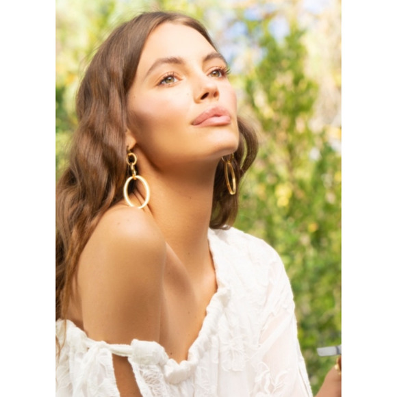 VITA FEDE Cassio 10-Way Modular Earrings in Gold NWT - Picture 5 of 7